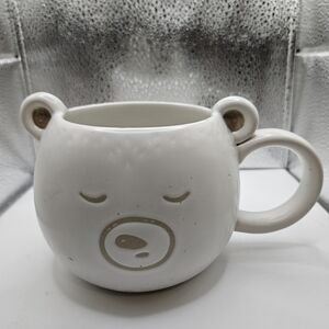 St. Nicholas Square 3D White Teddy Bear Mug